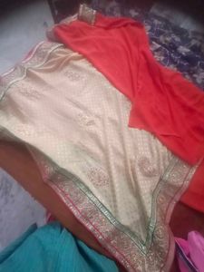 Saree with Gold Border
