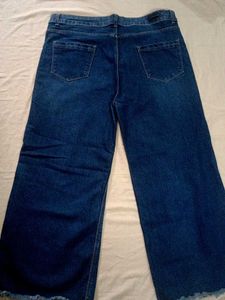 Wide Leg Denim Jeans