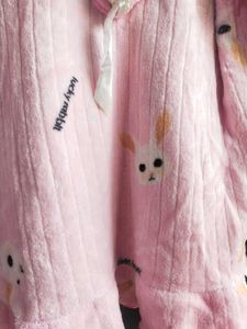 Plush Night Suit Set Korean Winter