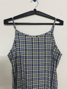 Plaid Slip Dress