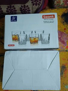 New Swank Whiskey Glasses - Set of 6