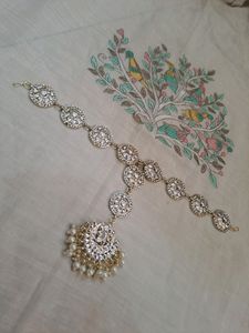 Beautiful Maatha Patti With Maang Teeka Set
