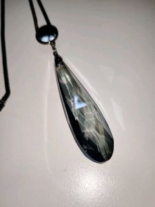 Teardrop Crystal Pendant Necklace