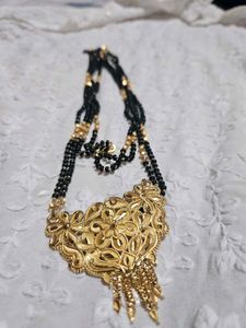 Elegant Gold-Plated Mangalsutra Necklace