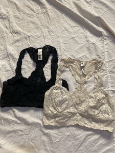 Black And White Bralette