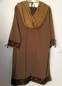 V Neck Kurti Set (Women)