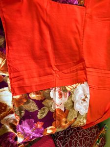 Floral & Orange Bedsheets