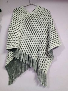 Stylish Fringe Poncho