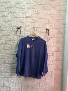 Vintage Blue Knit Sweater🌷