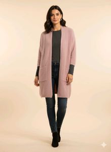 Elegant Pink Cardigan