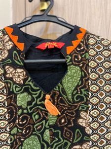 Elegant Printed Anarkali Kurta