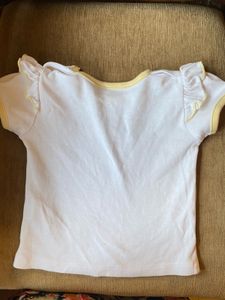 Cute Floral Embroidered Baby Tshirt