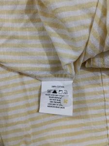 Yellow Fire and Ice Striped Shirt
