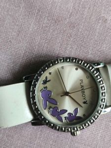 Playboy White Watch