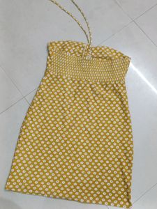 Off shoulder Mini Dress ( Midi )