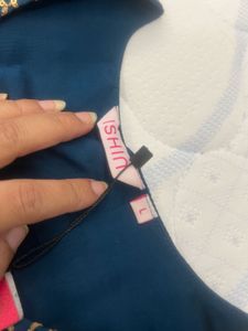 Elegant Teal Embroidered Kurta Set