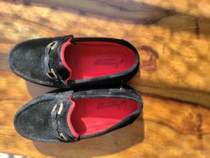 18 Size Black Suede For Ethenic Or Westerns