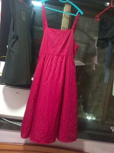 Backless Red Sundress