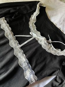 Old Money Black Short Dress