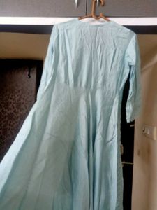 NEW SHARIFA BLUE ANARKALI KURTA
