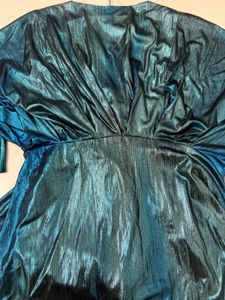 Shimmering Teal Party Dress