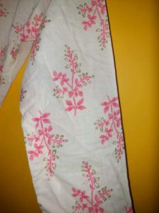 White Printed Kurti