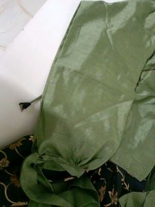 Green And Blue Bubble Slveve Lehenga
