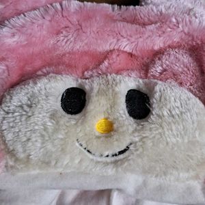 🐰 Cute Pink Bunny Cap