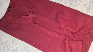 Burgundy Crop Top
