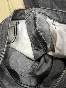 Gray Denim Jeans