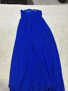 Royal Blue High-Low Dress