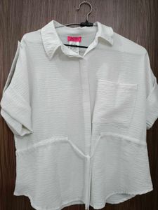 White Pocketed Shirt