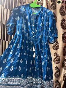 Paisley Blue Dress