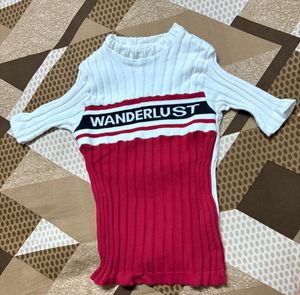 Knit Turtleneck Top