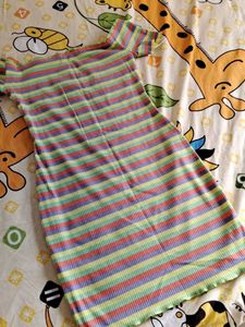 Striped Bodycon Mini Dress