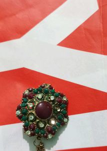 Combo Of Mangal Sutra ,Saree Pin And Maang Tika