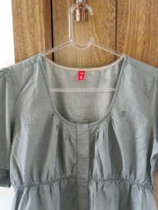 Edc Grey Top For Girls