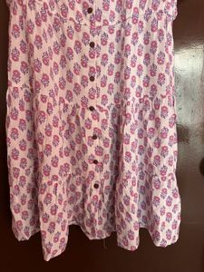 Zudio Floral White Frock