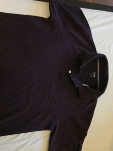 Dark Purple Men&#39;s Polo Shirt