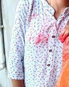Floral Print Kurti