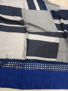 Shiny Deginer Saree With Blouse