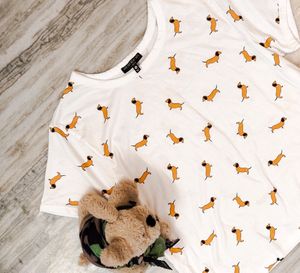 Doggy Printed Top