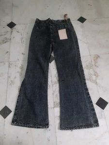 Blue Denim Bootcut Jeans