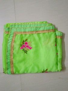 New Green Saree With Price Tag