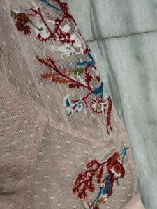 Embroidered Floral Top