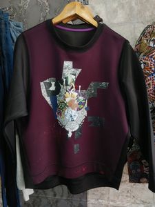 Man Down Shoulder Printed tshart