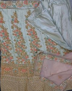 New Semi stitched Lehga ✨️🧡