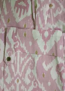 Pink Ikat Button-Down Shirt
