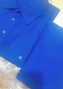 Blue Button-Down Shirt