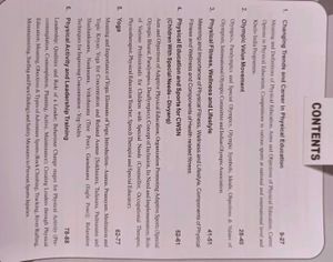 Health &amp; Physical Education Class XI